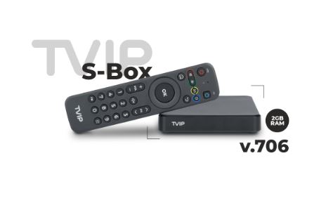 TVIP S-Box v706 STB dekoder WiFi5