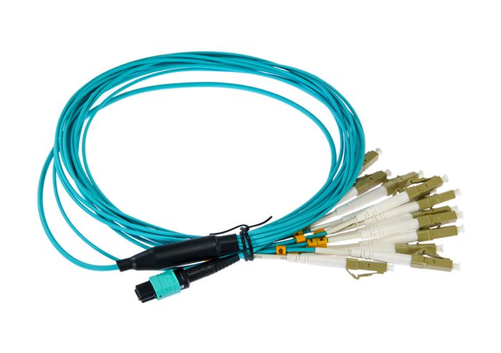 Opton Patch OM3 MPO-12xLC 0.5m 12F