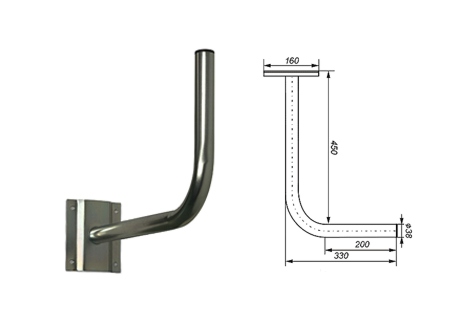 Zidni antenski nosilec L50