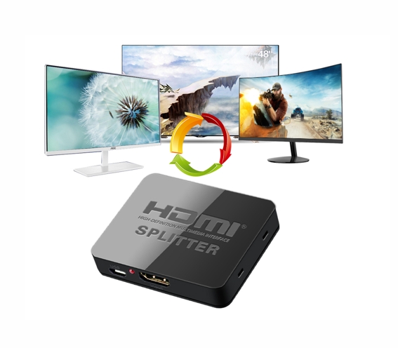 Active HDMI Spliter 1xHDMI na 2xHDMI