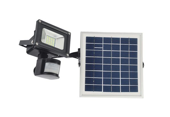 Solarni PIR reflektor 2AH 12V 10W