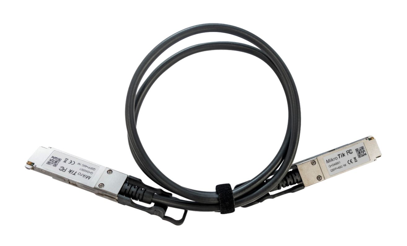 Mikrotik Q+DA0001 40Gbps QSFP+ 1M
