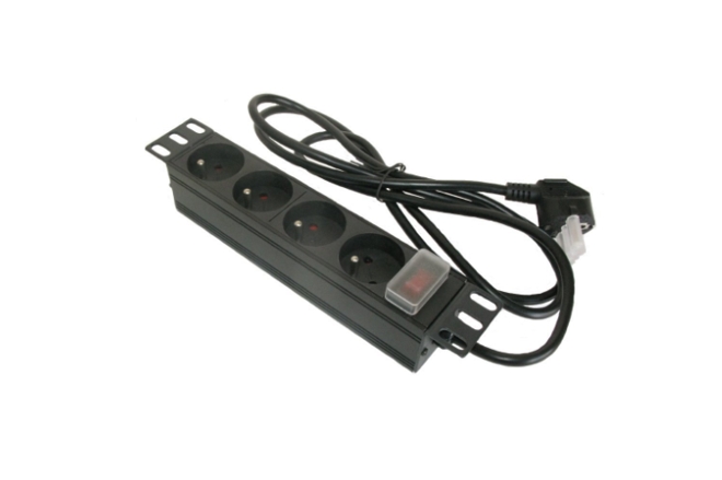 Power delilnik 10" 4x 230V 1U