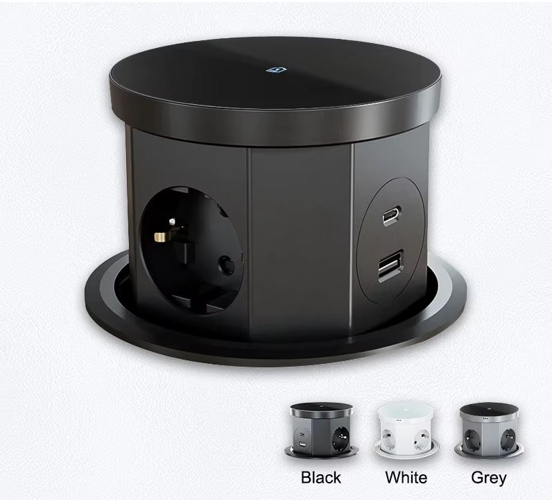 Smart dvižna multi vtičnica 3EU z USB A/C