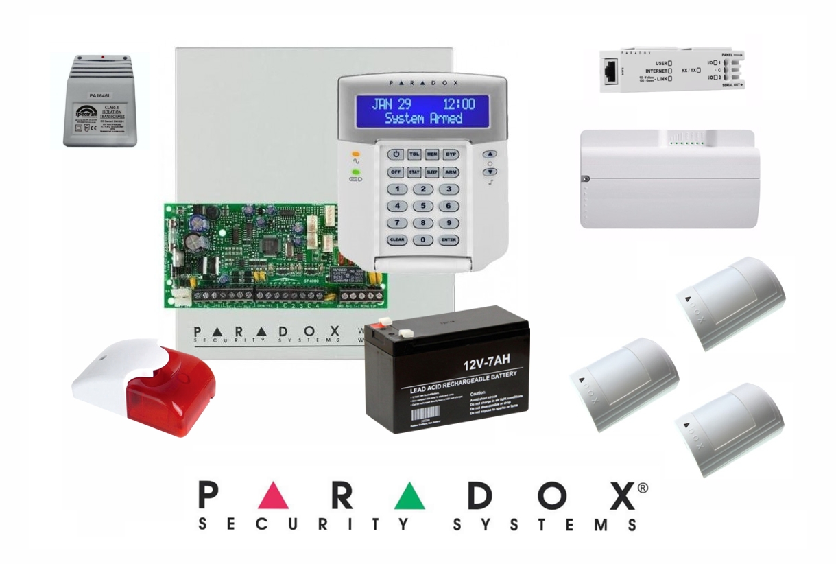 Paradox Alarmni komplet RTX IP COM