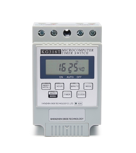Časovno stikalo LCD DIN 20A DC12V
