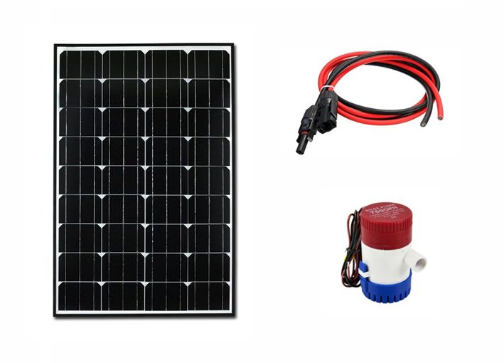 Solarni komplet ribnik sistema 12V - 100W