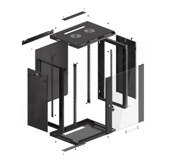 Lanberg Omara 19" Rack 15U 450