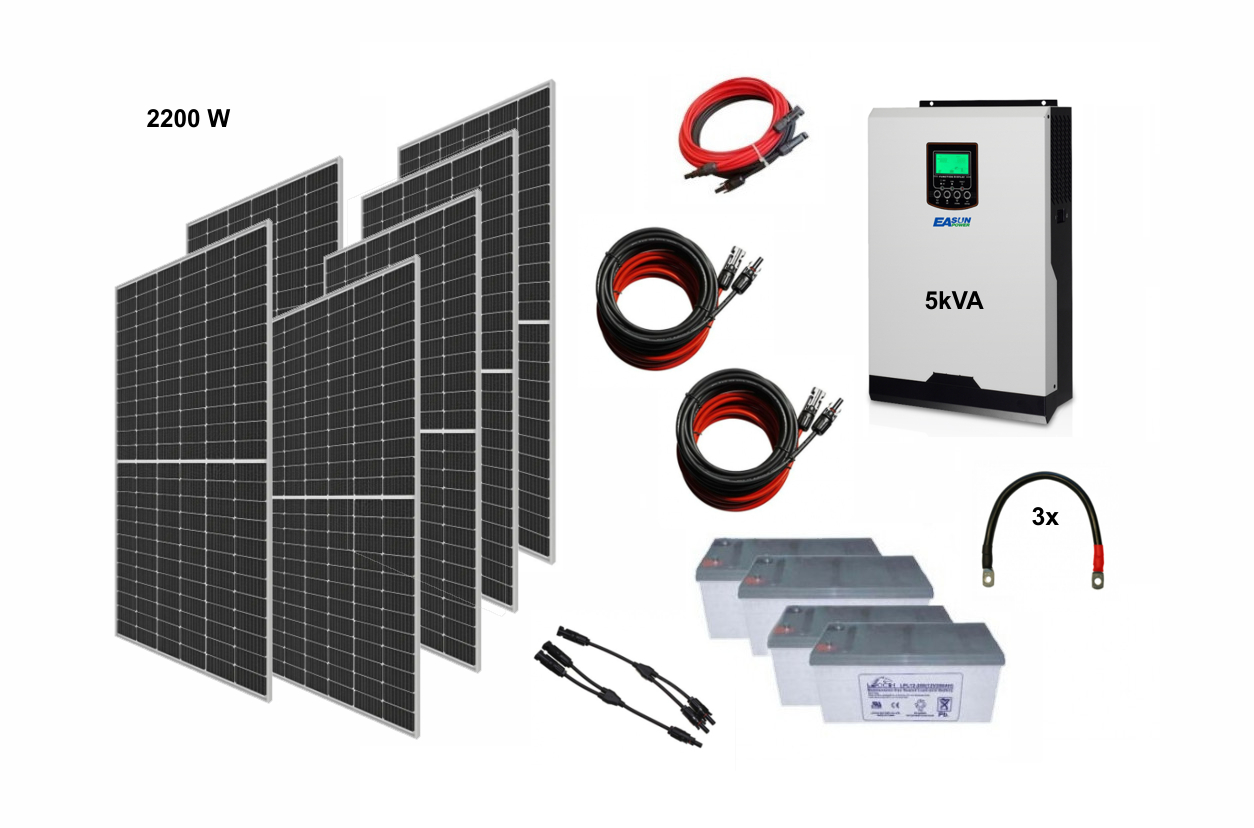Solarna elektrarna vikend sistema 48V - 2.28kW/4kW