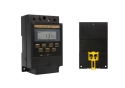 Časovno stikalo DIN 20A z LCD DC 24V