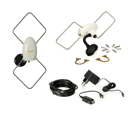 TV UHF Antena Quad H5000