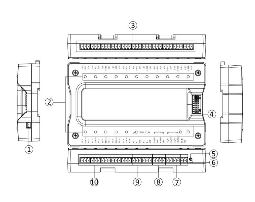Hikvision delilni krmilnik za dvigalo K2M0016A