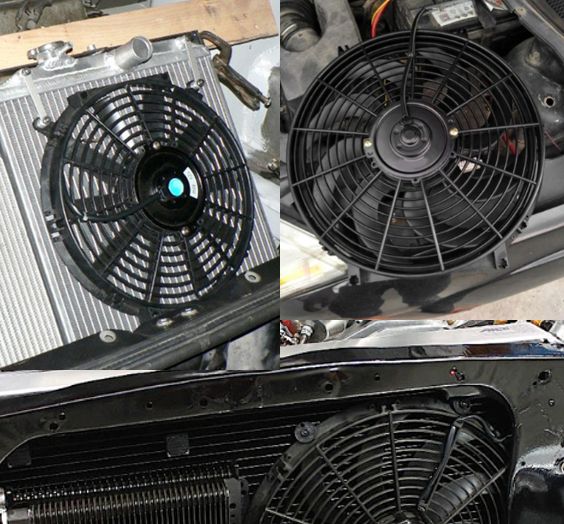 Avto 12" UNI cool ventilator DC12V 80W