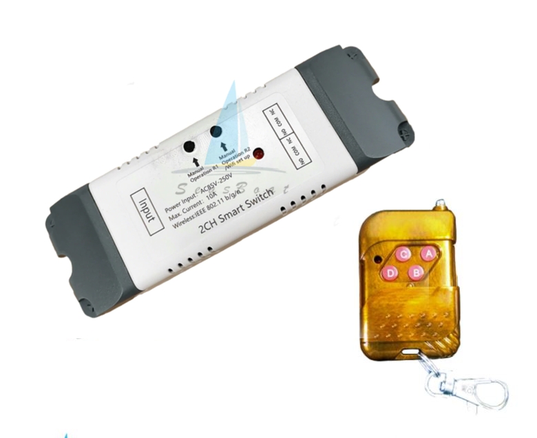 Wifi Smart Motor Stikalo AC85-250V 2CH RF433