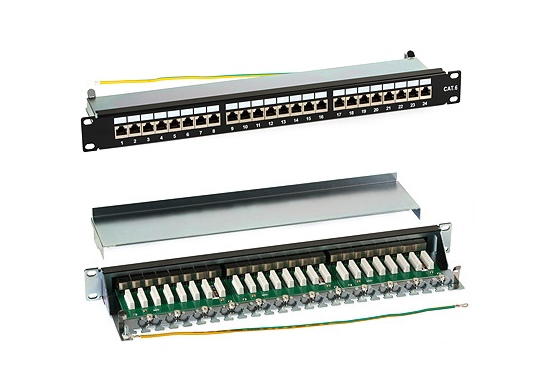 Patch Panel 24P FTP CAT6 1U